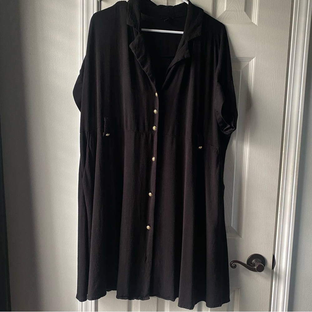 Torrid Slub Knit Collared Dress